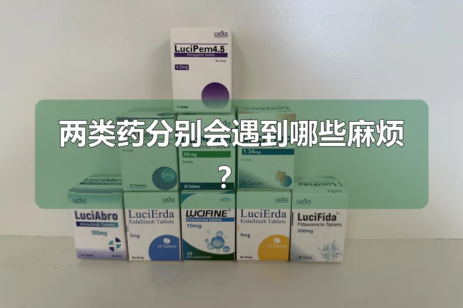 两类药分别会遇到哪些麻烦？